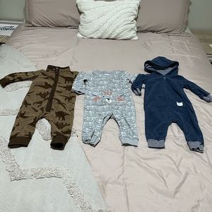 3 Carters One Piece Outfits